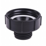 Ibc adapter S100X8 S60X6 v&auml;hendamiseks Ibc paagi pistiku adapter 100mm must