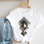 Moodsad r&otilde;ivad Naiste Tr&uuml;kitud T-s&auml;rk O-kaelusega Armas &otilde;huke T-s&auml;rk vabaaja multifilmidega Naister&otilde;ivad L&uuml;hikeste varrukatega graafiline T-s&auml;rk S valge