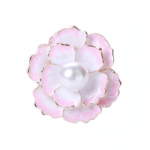 Blucome Beauty Pink Flower Pross Pearl Pins Naiste pross mantli &uuml;likonnale Hijab Laple Pins roosa