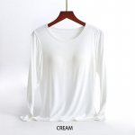 2025 kevad ja s&uuml;gis uus pikkade varrukatega pidžaamad rinnapatjaga koduhooldusrinnahoidja integreeritud s&uuml;gisene kodubaasi sisemine riietus naistele XL