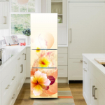 Ilus lilleline k&uuml;lmkapi kleebis T&auml;iskilega k&ouml;&ouml;gin&otilde;ud Isekleepuv veekindel kaheukseline s&uuml;gavk&uuml;lmikukapi kaunistus Seinapilt 40x120cm(1 pcs)