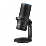 Godox EM68 professionaalne USB kardioidmikrofon mini lauaarvuti salvestusmikrofon koos RGB hingava valgusega must