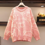 S&uuml;gistalvised Harajuku Kampsunid Naiste Naiste Anime Pikkade varrukatega T&auml;navar&otilde;ivad Gooti vintage r&otilde;ivad Esteetilised Kawaii Topid Pulloverid One Size