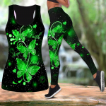 Butterfly Leaf Print Jooga komplekt naistele Moodne 3D Prinditud Treening Retuusid Fitness Sport K&otilde;rge v&ouml;&ouml;kohaga vabaaja joogap&uuml;ksid 8XL m&uuml;ndi