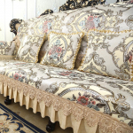 Retro &scaron;enill pitsist diivanikate Lilleline nahast diivani kate Kaitse k&auml;etoe tooli kate Libisemisvastane Europea Sofa cover-90x150cm