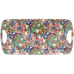 Les Tr&eacute;sors De Lily [A0184] &ndash; mitmev&auml;rviline  William Morris Collection  melamiinist koogialus (Kuldne liilia) - 40. 5x20x3 cm NA mitmev&auml;rviline