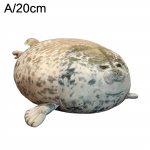 20 cm Angry Blob Seal padi lihav 3D uudne Meril&otilde;vi pl&uuml;&uuml;sis beebikingitused nukut&uuml;drukutele, t&auml;idisega Thro J1R2 grey-20cm