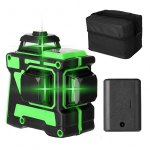 Multifunktsionaalne 3D 12 joonega laseri nivelleerimist&ouml;&ouml;riist Vertikaalsed horisontaalsed jooned isetasanduva funktsiooniga EU plug one battery mitmev&auml;rviline