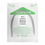 10 tk/pakk Ortodontiline hambaravi &uuml;lielastne munakujuline Niti &uuml;mmargune/ristk&uuml;likukujuline kaare juhtmed Dental Niti kaare traat Ovoid 16x16 Upper