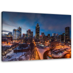 Feeby l&otilde;uenditr&uuml;kk, New York City talvel 60x40 sinine