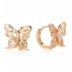 Kinel Butterfly Stud Stud K&otilde;rvar&otilde;ngad Naistele Roosa kulla v&auml;rvi l&auml;ikiv tilkk&otilde;rvar&otilde;ngas