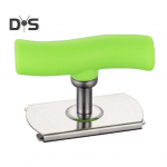 2 v&auml;rvi kaaneavaja ergonoomiline k&auml;epide Praktiline k&auml;eshoitav, keeratav kaas kiirelt avatav konserviavaja roheline