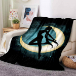 Sailor Moon Anime Mood Multifilm koletis Flanell kohev fliis Viskatek Lastele ja t&auml;iskasvanutele Kingitus Diivan Reisid 130cmx150cm