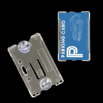 Auto esiklaasi iminapp parkimiskaardi hoidik Vastupidav ID IC-kaardi l&auml;bipaistev &uuml;mbris Kaardihoidik Auto hoiustamise tarvikud