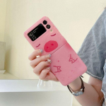 Samsung Z Flip 4 Case jaoks armas p&otilde;rsa lame kokkupandav telefoni&uuml;mbris Samsung Z Flip 3 5g Zflip4 p&otilde;rutuskindel pehmest silikoonist tagakaas Z Flip 4