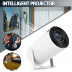 WiFi miniprojektor Android 11.0 Transpeed Android 11 4K projektor HY300 Allwinner h713 200ANSI BT5.0 1280*720P Dual wifi kodukino v&auml;litingimustes
