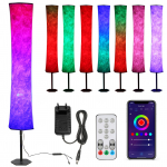 AC85-265V 11W kuusnurkne RGB p&otilde;randavalgusti seisuvalgusti Toetatud juhtmevabalt &uuml;hendatud / telefon