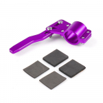 Alumiiniumist auto stiili reguleerimine rooliratta p&ouml;&ouml;rdevarda pikendus suunatule hoova asend &uuml;les komplekt Auto lisavarustus lilla