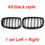 E70 E71 High quality ABS Gloss M Color Front Grille Grill for BMW X5 X6 2007-2013 5 Door SUV xDrive30i xDrive35i All Black