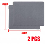 2 TK mikrokiust r&auml;tik autopesuks Puhastus-kuivatuslapp puhtaks p&uuml;hkida autode detailide puhastamiseks k&ouml;&ouml;gir&auml;tikud kodupesutarbed 30CM X 40CM