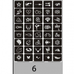 T&auml;toveeringu &scaron;abloonid ajutiseks t&auml;toveeringu &scaron;abloonid kaunistuseks joonistamiseks maalimiseks valikvastustega lille nool t&auml;ht t&auml;toveeringu tarvikud