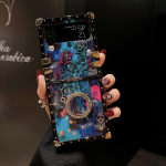 Luksuslik ruudukujuline kokkupandav pehme telefoni&uuml;mbris Samsung Galaxy Z Flip3 4 Flip 5 k&otilde;ikeh&otilde;lmav kaitsekate piirikaitse p&otilde;rutuskindlate &uuml;mbriste jaoks For Samsung Z Flip3