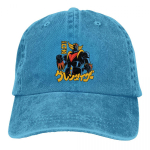 Juhuslik Jaapani Robot UFO Robot Grendizer Raid Pesapallim&uuml;ts Unisex Style Distressed Denim p&auml;ikesem&uuml;ts Goldrake M&uuml;tsid One Size