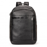 Humerpaul Ehtsast nahast Kvaliteetne seljakott, mahukas multifunktsionaalne arvutikott spordikott must