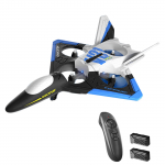 Kaugjuhtimispuldiga lennuk koos kaameraga 4K kaugjuhtimislennuk, libisev lennukiga lennum&auml;nguasjad t&auml;iskasvanutele no camera-1 battery sinine