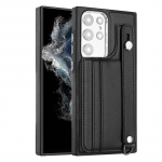 Nahast rahakotikaardi telefoni&uuml;mbris iPhone 15 Pro Max 14 13 Plus 12 11 jaoks Samsung Galaxy A54 A34 A14 A73 A53 A13 S23 Ultra S22 Plus klapiga aluse kate Samsung S21 FE must