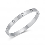 OPK Moodne titaanterasest k&auml;tekaunistus roostevabast terasest k&auml;ev&otilde;ru t&uuml;druk 165mm h&otilde;be