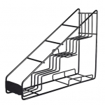 Kohvisiirupi riiuli hoiukoht 4 kihti t&ouml;&ouml;laual metallist joogi&otilde;lu veini siirupi pudeli hoidja vitriin, kohvilaud, k&ouml;&ouml;gitarvikud must