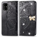 Bling Diamond Butterfly klapiga nahast pandlaga rahakoti&uuml;mbris iPhone 15 14 Plus 13 12 11 Pro Max jaoks Samsung S23 S22 S21 S20 Ultra Plus A14 A54 A53 A15 jaoks iPhone 6/6S must