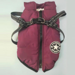 Lemmikloomakoerte riided Talvine &uuml;lisoe jope paksem puuvillane mantel Veekindel V&auml;ikestele Keskmistele Koertele Kutsika Yorkshire'i riietus XL lilla