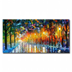 Kaasaegne abstraktne t&auml;naval k&otilde;ndimine &Otilde;limaal, tr&uuml;kk l&otilde;uendile P&otilde;hjamaade plakati seinakunsti pilt elutoa sisekujunduseks 60x120cm No Frame