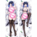 Genshin Impact Yelan Dakimakura Anime kehapadja kate kahele k&uuml;ljele tr&uuml;kitud voodipesu padjap&uuml;&uuml;r Padjap&uuml;&uuml;r Otaku kingitused 120x40 cm