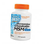 Gl&uuml;koosamiini kondroitiin MSM, gl&uuml;koosamiin kondroitiin koos OptiMSM-iga, Doctor's Best 240 korki (03327001) 240caps