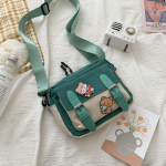 Crossbody Cute Girl Student Korea Style &otilde;lakott T&otilde;mblukuga k&auml;ekott