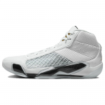Air Jordan 38 FIBA Meeste Tossud Valge Metallik-Kuldne Puhas-Plaatina FN7481-100 41