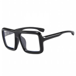 SHAUNA Fashion Suured Square Candy Color Naiste p&auml;ikeseprillid Varjud UV400 Retro trendid Punk Meeste p&auml;ikeseprillid