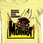 Mothra Unisex T-s&auml;rk Retro Sci Fi Monster Movie Godzilla Graphic Tee S