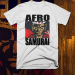 Bushido Unisex T-s&auml;rk Jaapani s&otilde;dalane Afrosamurai Katanaga Kill Bill Jack Style S