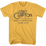 Eric Clapton And His Band Tour 79 North America Tour Rock Concert Unisex T-s&auml;rk S