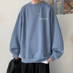 Crewneck dressipluus meeste lahtine suures suuruses kapuutsita pullover, mitmek&uuml;lgne paariline topp M valge