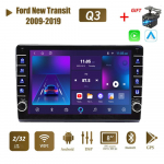 Icreative Radio 2 Din Androidi auto GPS-navigatsioon Ford New Transit 2009-2019 jaoks koos nupunupuga multimeediumipleier Stereoheli Auto Carplay 2+32GB 2+32GB