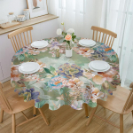 Antiikne lillelehtedest &uuml;mmargune laudlina veekindel lauakate pulmapeo kaunistamiseks s&ouml;&ouml;gilaua kate 4pcs 33x48 Table mat