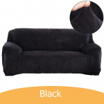 Sametine diivanikate elutoa jaoks padjakate Paks veniv pl&uuml;&uuml;s, tahke pehme diivanikatted, elastne sektsioonku&scaron;eti kate 3-seat 195-230cm