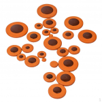 25 Pcs Of Set ophone Leather Pads Cushion For Alto Accessory
