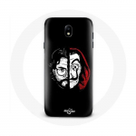Samsung Galaxy J3 2017 Case La casa de papel El Profesor Mask Split