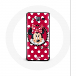 &Uuml;mbris Samsung Galaxy j3 2016 Minnie Mouse Cartoon Red jaoks